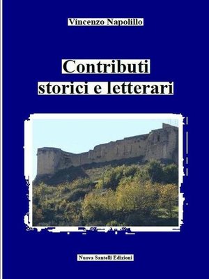 cover image of Contributi storici e letterari
